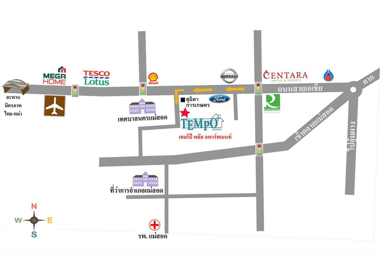 Tempo Plus Apartment Mae Sot Buitenkant foto